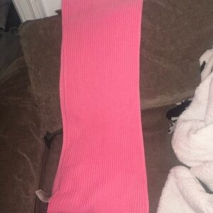 Soft Pink Knit Scarf | Long Cozy Winter Scarf | Oversized Wrap